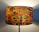 Mushrooms Drum Lampshade by Lily Greenwood (45cm, Floor/Standard Lamp or Ceiling