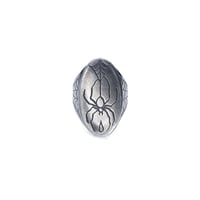Image 1 of DG+AO Collection: Spider Web signet ring in sterling silver