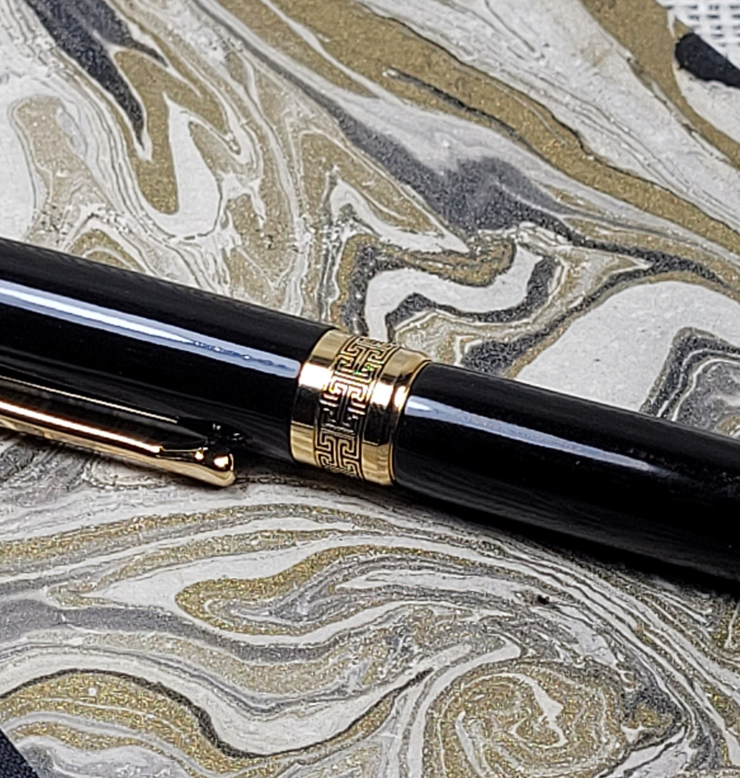 New Series Rollerball Pen With Brazilian Ebony Wood