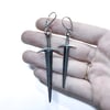 Sword earring in sterling silver or gold