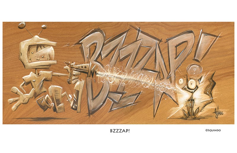Image of BZZZZAP!!! Art Print