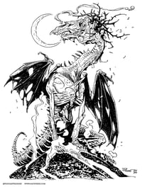 Image 1 of "Decay Dragon" Smaugust 2020 (Original Art)