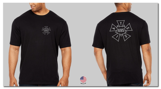 Image of IATSE 695 Union Logo T-Shirt