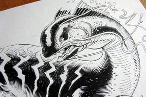 "Sea Dragon" Smaugust 2020 (Original Art)