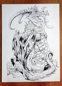 Image 2 of "Ancient Dragon" Smaugust 2020 (Original Art)