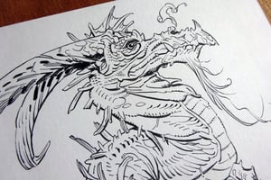 "Ancient Dragon" Smaugust 2020 (Original Art)