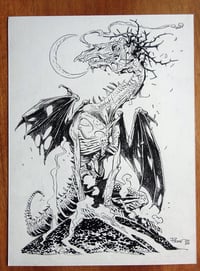 Image 2 of "Decay Dragon" Smaugust 2020 (Original Art)