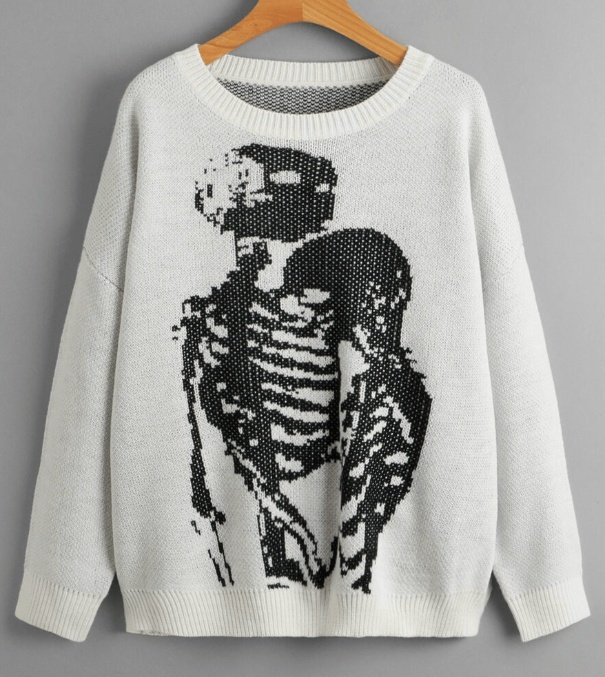 Skull Love Knit Sweater
