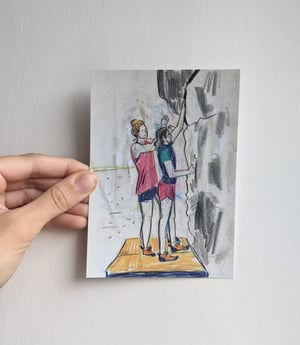 Climbers - Postcard