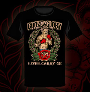 Image of Booze & Glory Boxer Tshirt