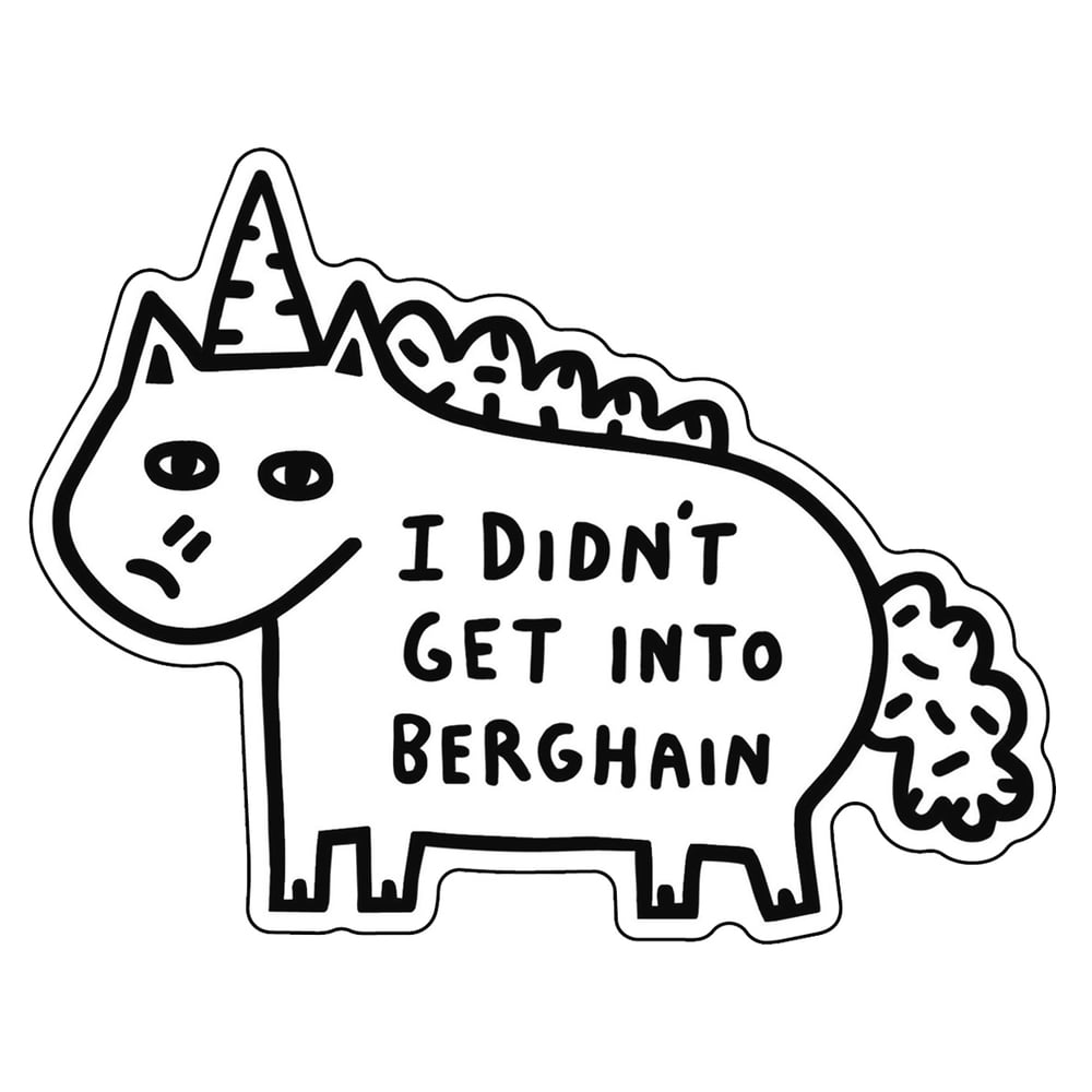 Image of Berghain Vinyl Sticker