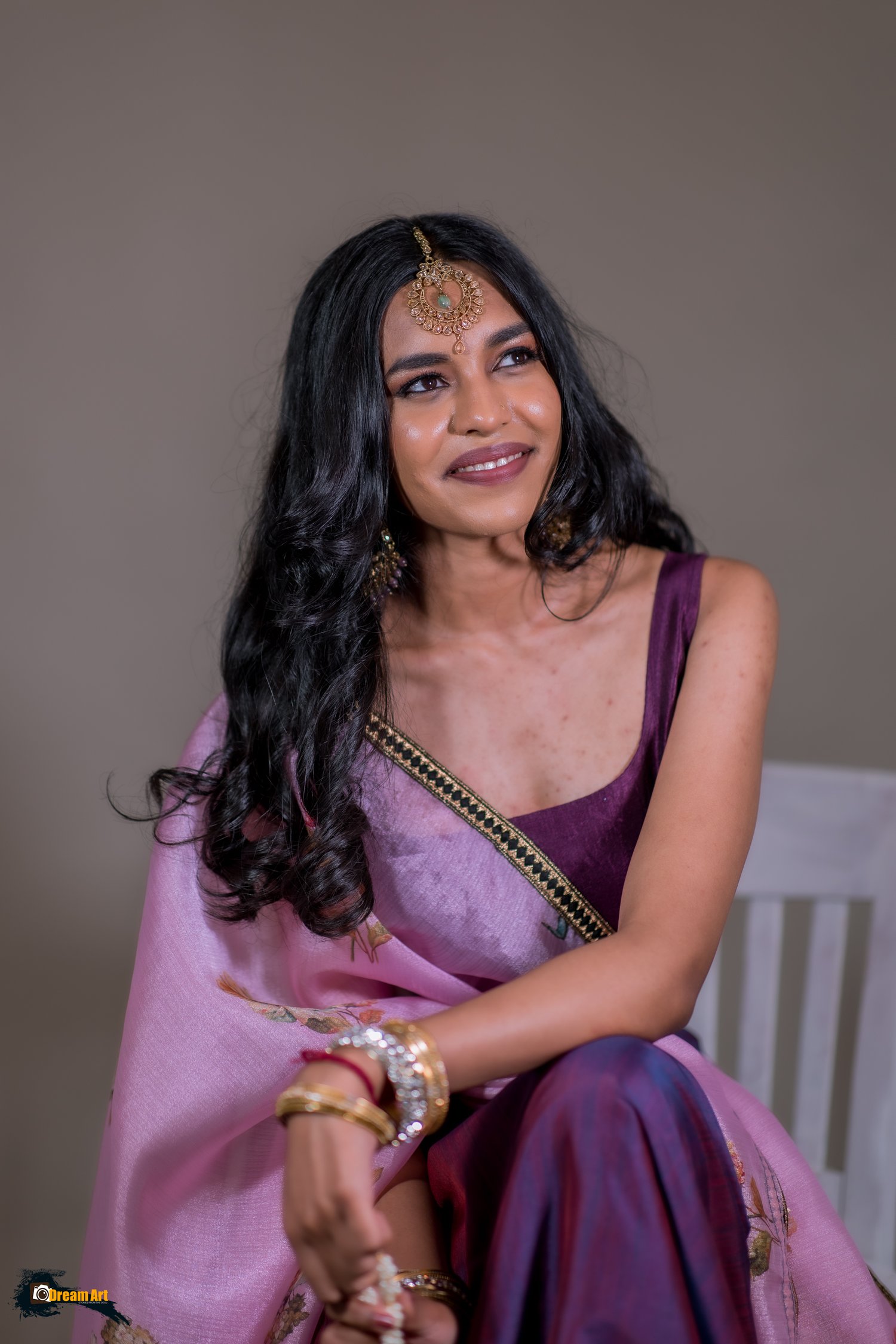 Image of PURPLE AND PINK MIXED LENGHA