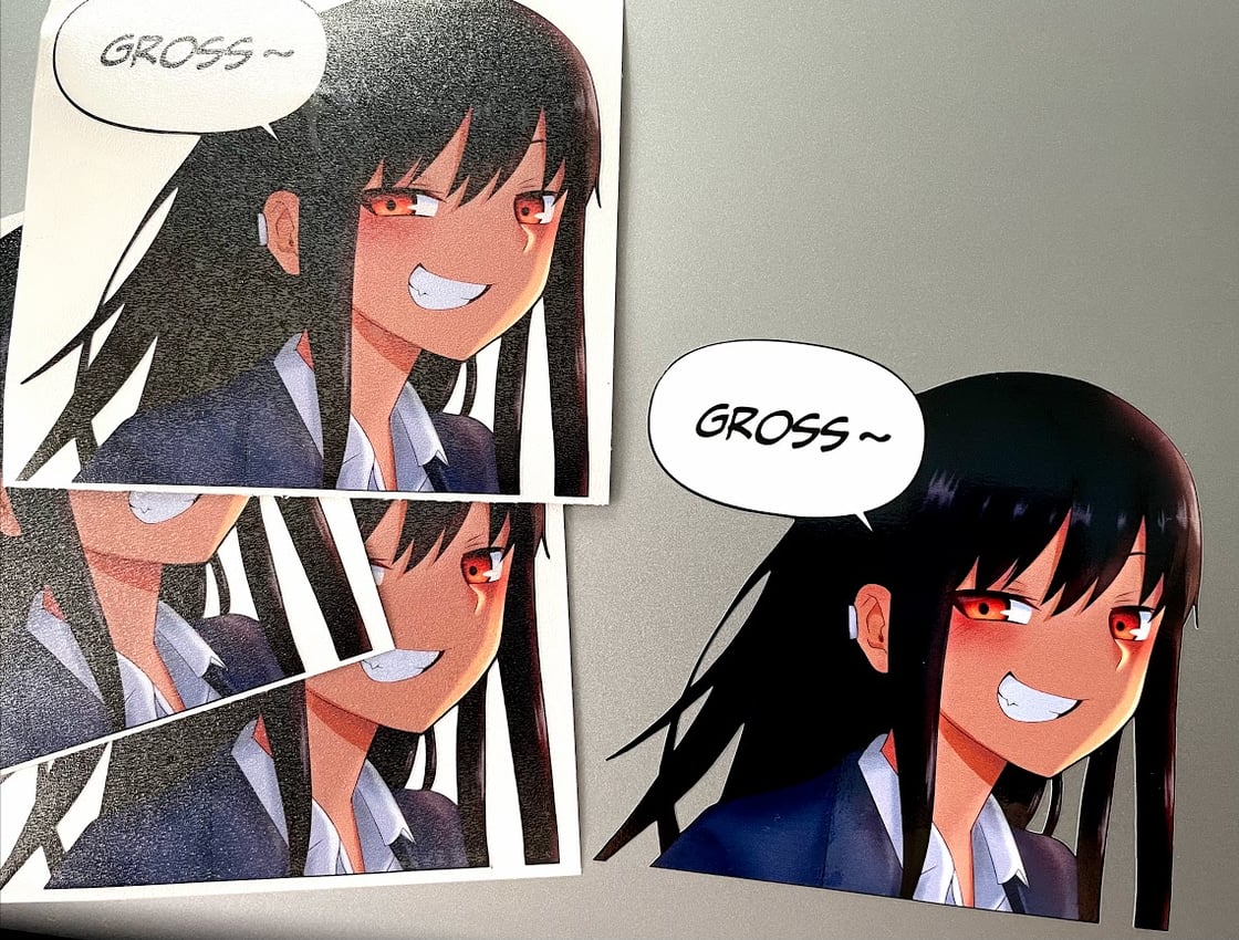 Image of Nagatoro-san "Gross~" Sticker