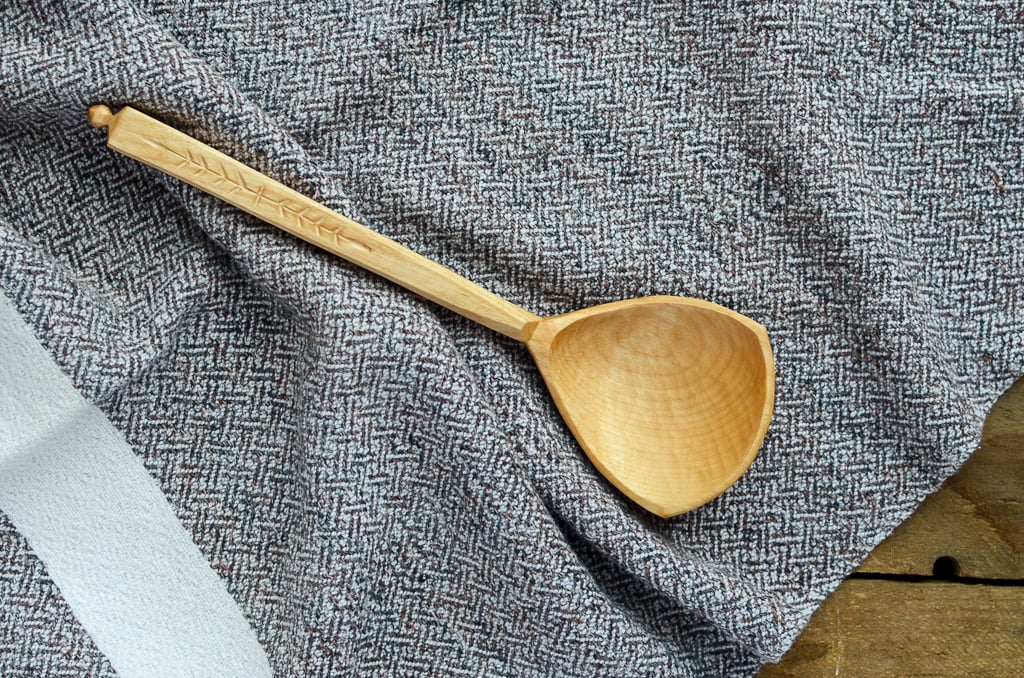 Black Birch Serving Spoon - #42