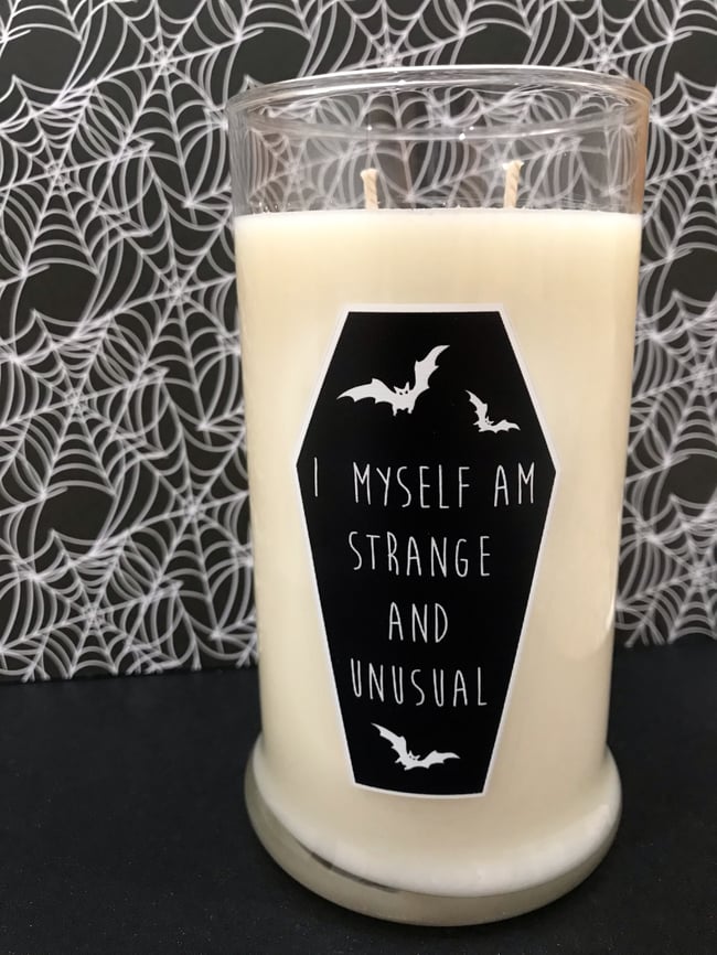 I Myself Am Strange & Unusual Candle