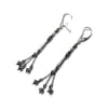 Flail earrings in sterling silver or gold
