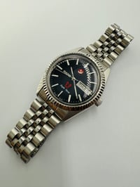 Image 5 of Rado Purple Horse Day Date Black Dial Stainless Steel Automatic Men’s Watch