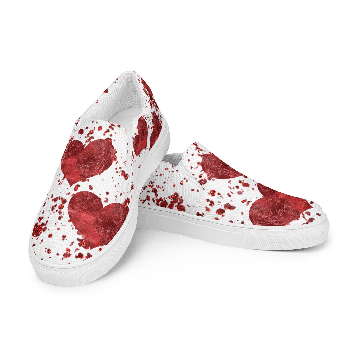 Image of Men’s Valentines slip-on canvas shoes