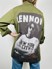 Image 1 of VINTAGE ARMY SHIRT JACKET JOHN LENNON