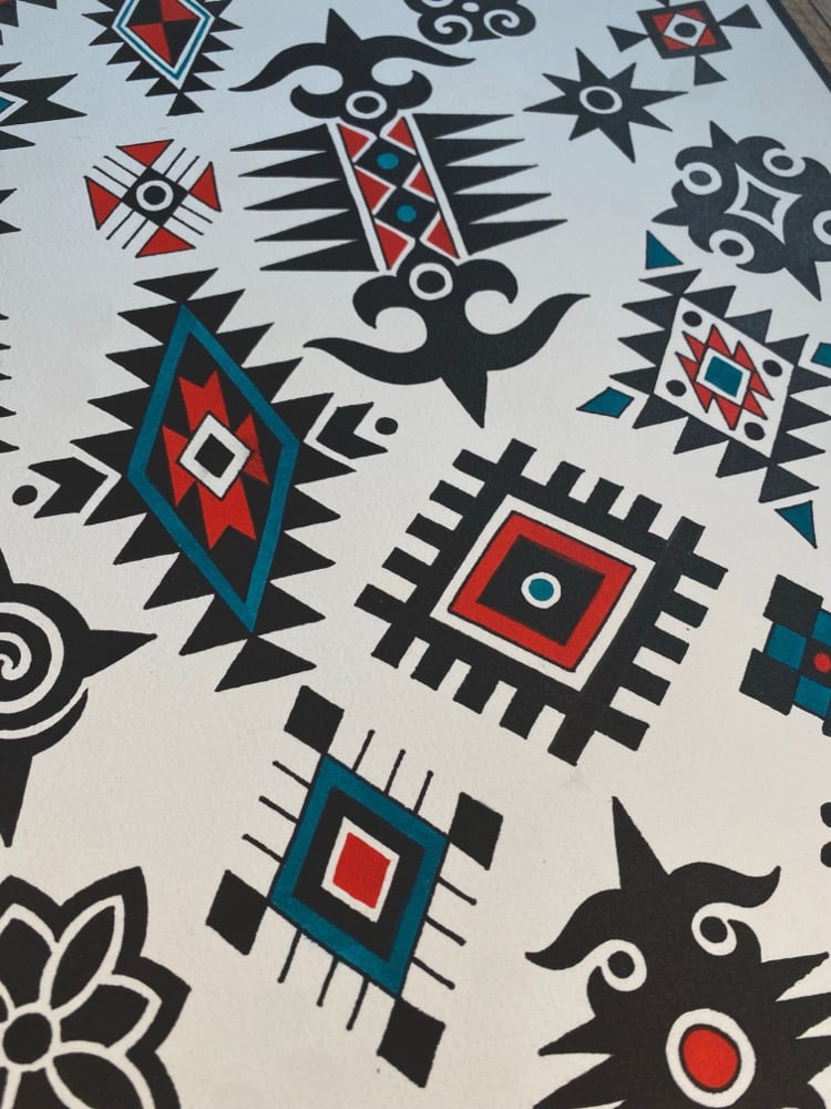 ‘PATTERNS’ original painting  Image 2