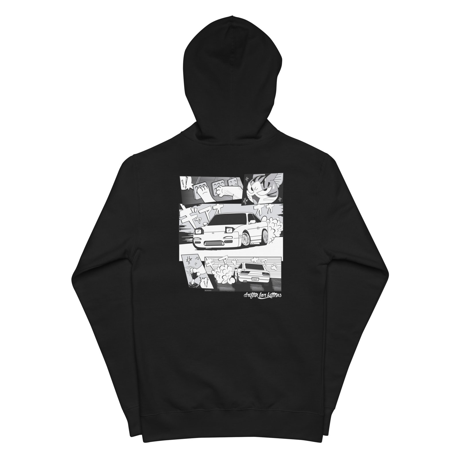 Initial-DFK Zip Up | Driftin' For Kittens Initial-DFK Zip Up | Driftin' For Kittens