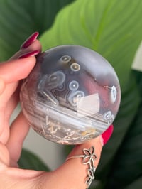 Image 2 of MOZAMBIQUE SWAZI AGATE SPHERE F