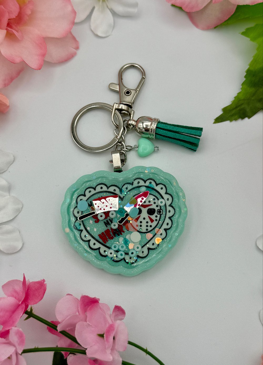 Image of You Slay My Heart - Keychain 