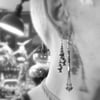 Persephone earring pair in sterling silver or 10k gold
