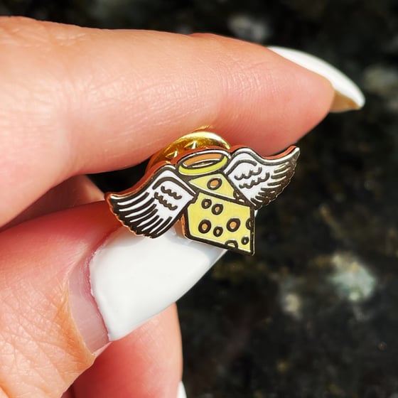 Image of The Cheese Angel Charity Pin