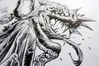 Image 3 of "Eldritch Horror Dragon" Smaugust 2020 (Original Art)