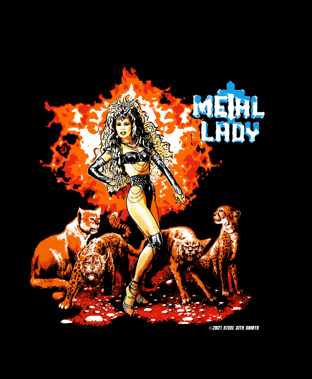 METAL LADY VINTAGE ACID WASH CROP TOPS- PRE-ORDER- OFFICIAL HUGARIAN HEAVY METAL MERCHANDISE