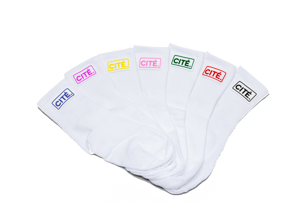 Chaussettes "CITE." [RED] (2 Pack)