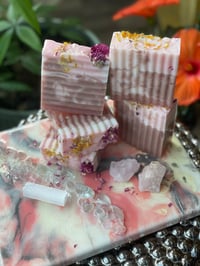 All natural Rose Sea Moss Soap