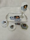 COWBOYS GIRL'S ROLLING TRAY SET