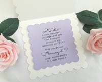 Image 2 of Personalised Will You Be My Flowergirl Card