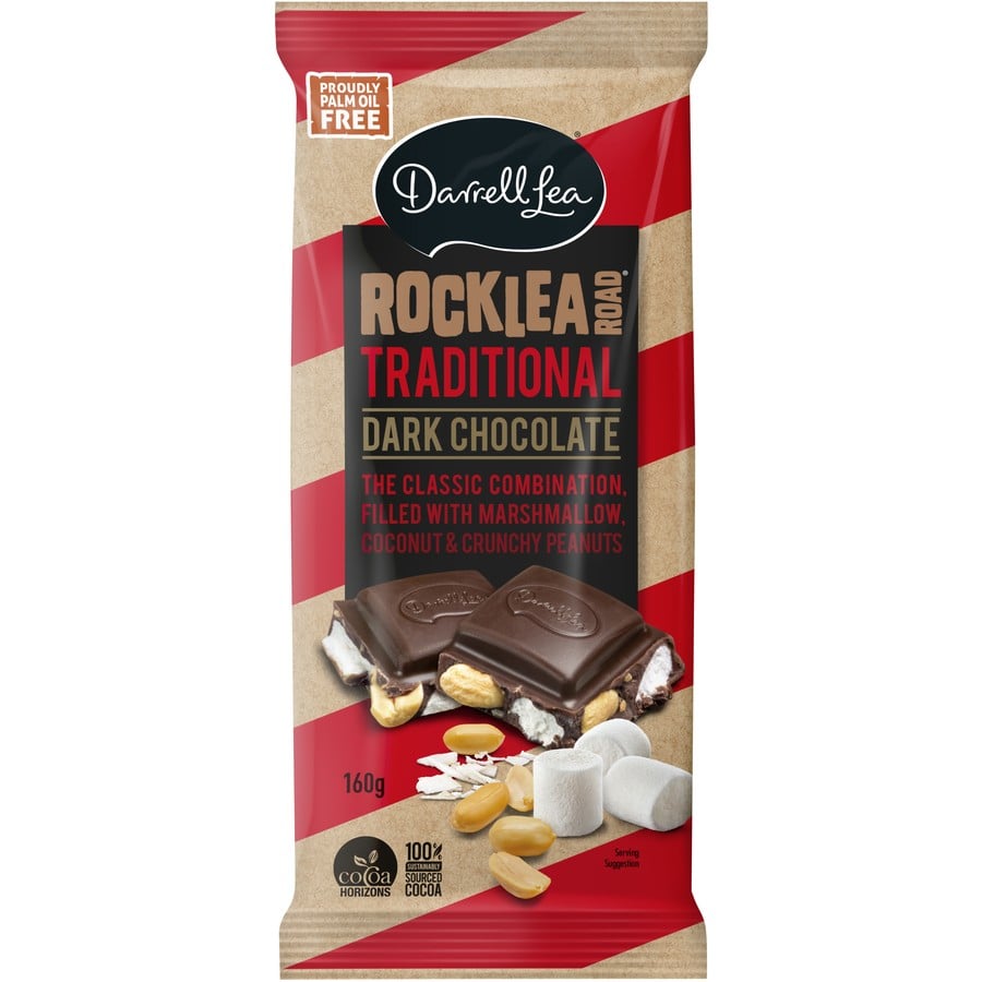 Image of Dark Chocolate Rocky Road Block 160g
