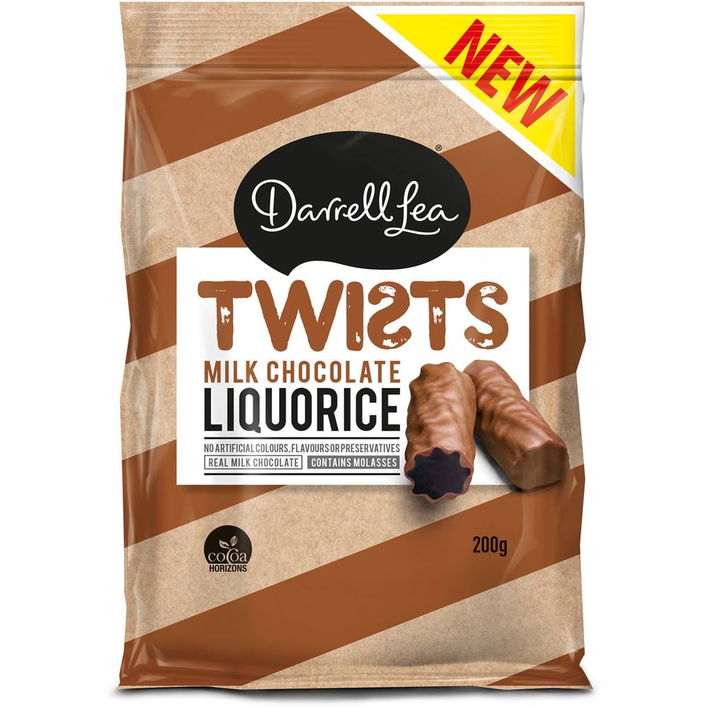 Image of Twists Milk Chocolate Coated 200g