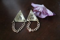 Image 3 of Triangle tribe Earrings 