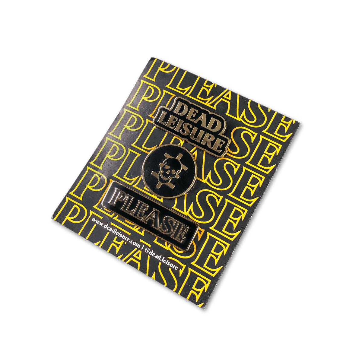 Dead Leisure Enamel Pin set