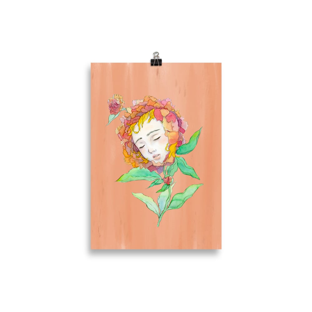 Image of 꽃사람 FLOWERGIRL Print