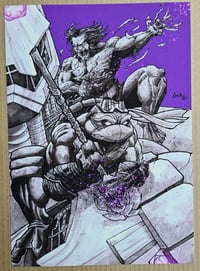Image of Donatello/beast team up fine art giclee print 