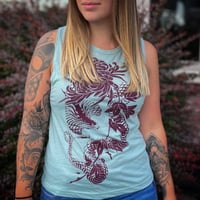 Snake and Flower Tank Top