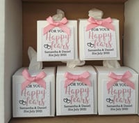 Image 4 of Personalised Wedding Happy tears tissues, wedding happy tears tissues, wedding guest tissues