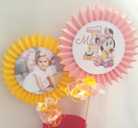 Image 4 of Personalised Baby Minnie Cake Topper,Baby Minnie Party,Baby Minnie Centrepiece