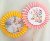 Image 5 of Personalised Baby Minnie Cake Topper,Baby Minnie Party,Baby Minnie Centrepiece