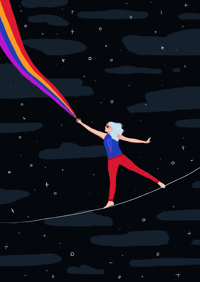 Image 2 of Girl and Rainbow