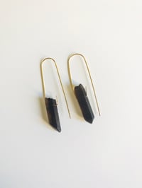 Image 3 of Smoky Quartz portal earrings  SQPE-001