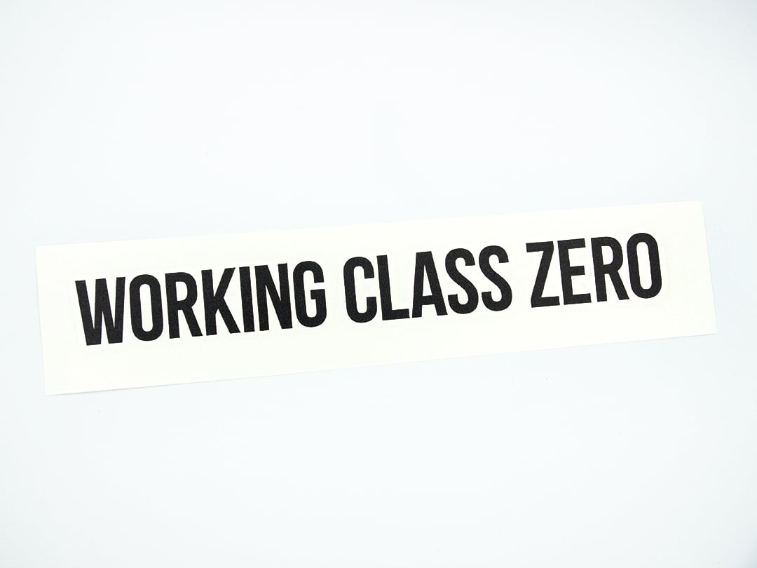 Image of Standard Words Transfer Sticker (BLACK)