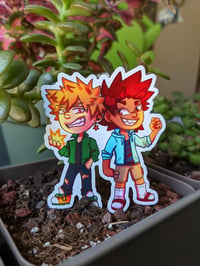 KiriBaku Casual Wear Sticker