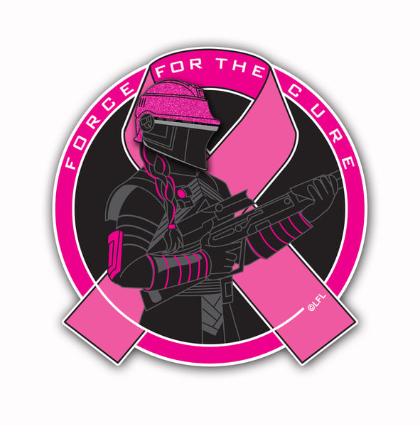 Image of *** PRE-ORDER*** Force For The Cure: Breast Cancer Awareness Fennec Patch & Pin Set